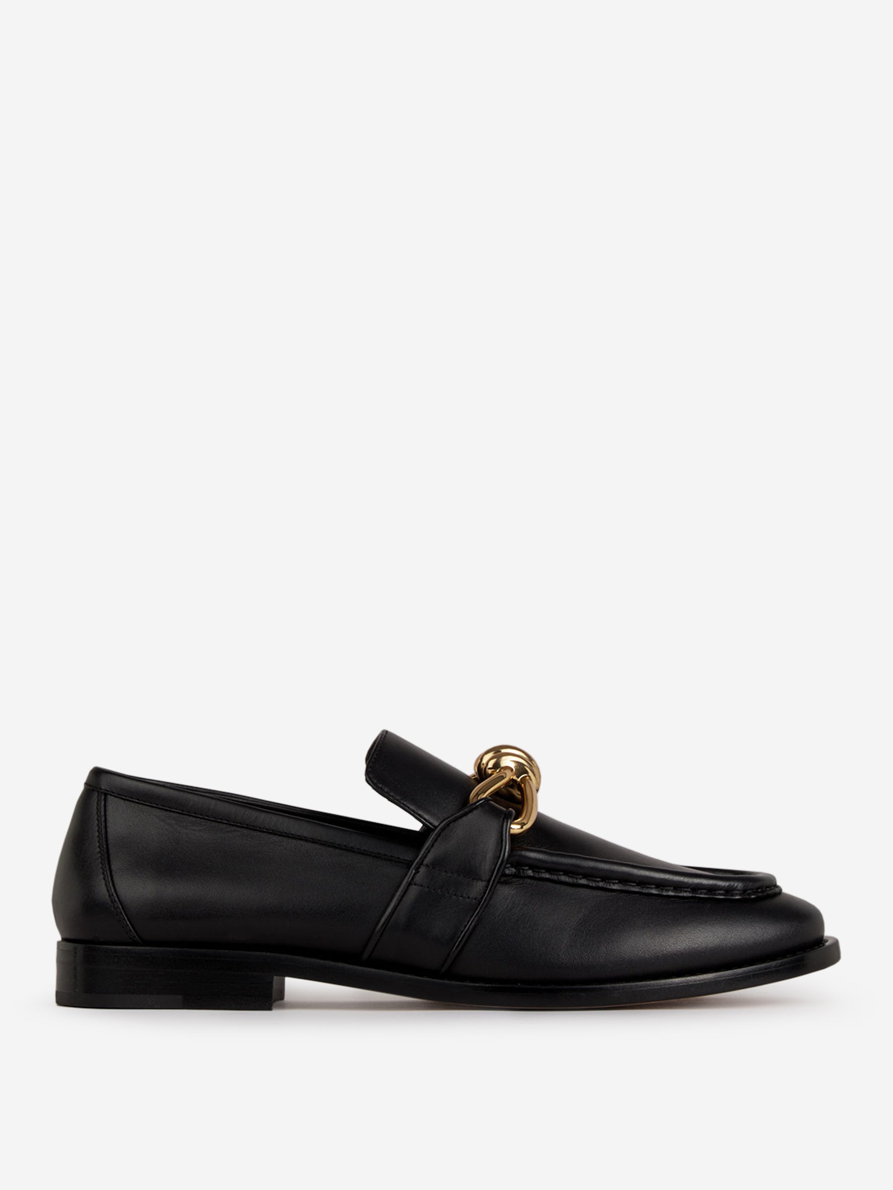 Оригінальна Astaire Leather Loafers Bottega veneta – боковий вид