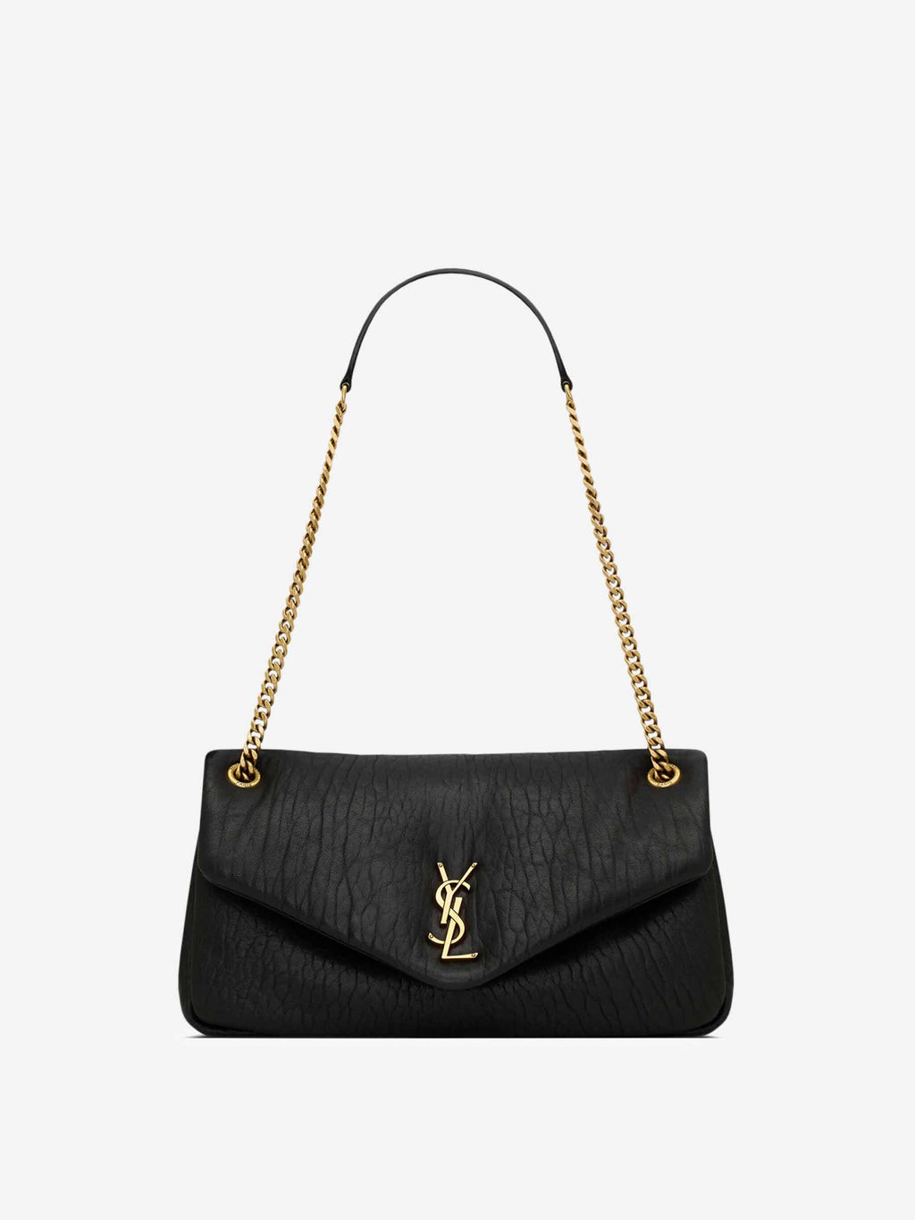 Calypso Medium Shoulder Bag Saint laurent – Гарантія оригінальності – боковий вид