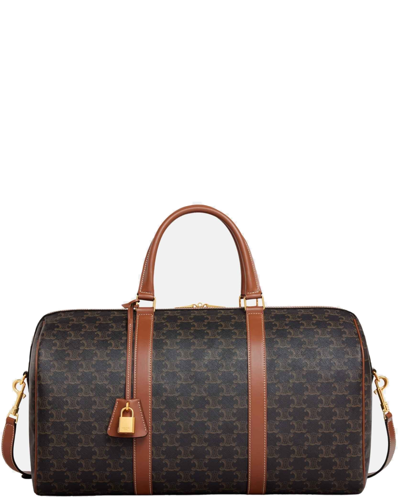 Оригінальна Medium Travel Bag In Triomphe Canvas And Calfskin Celine
