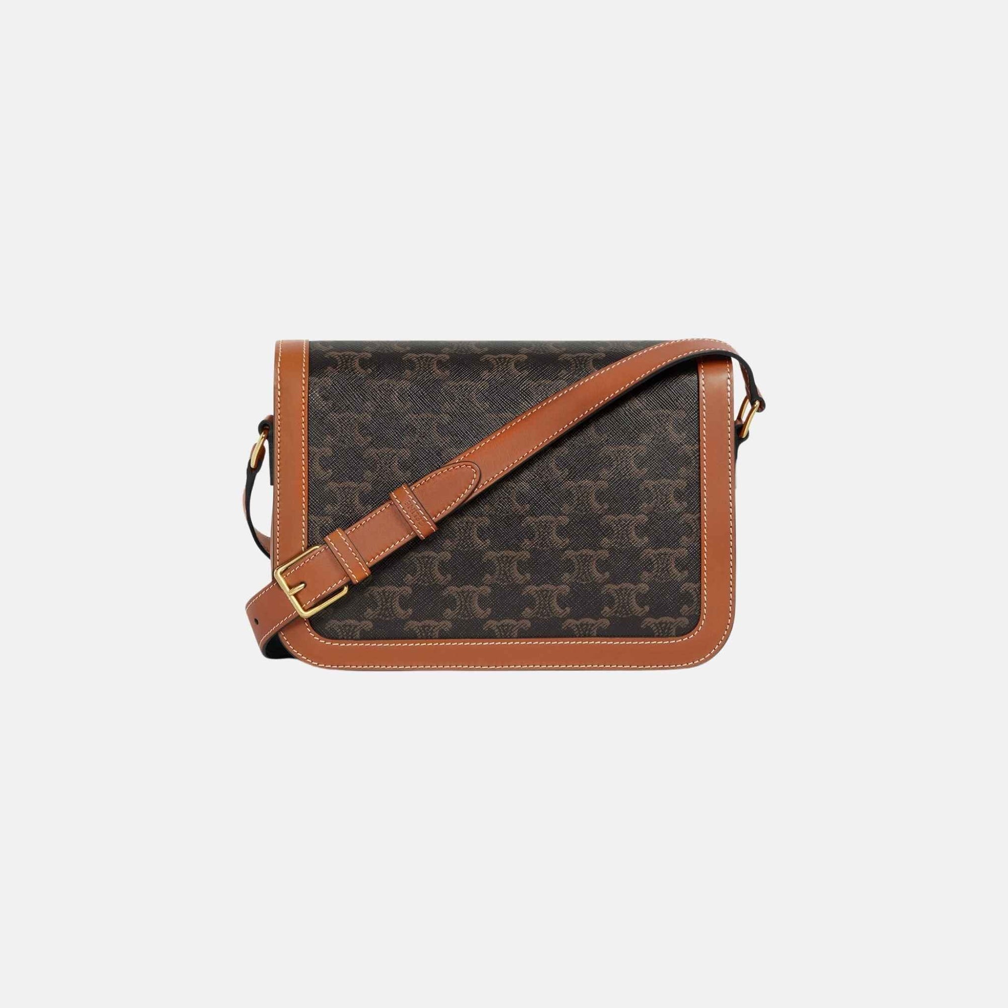 Classique Triomphe Bag In Triomphe Canvas And Calfskin Celine оригінал – Купити в Україні – вид ззаду