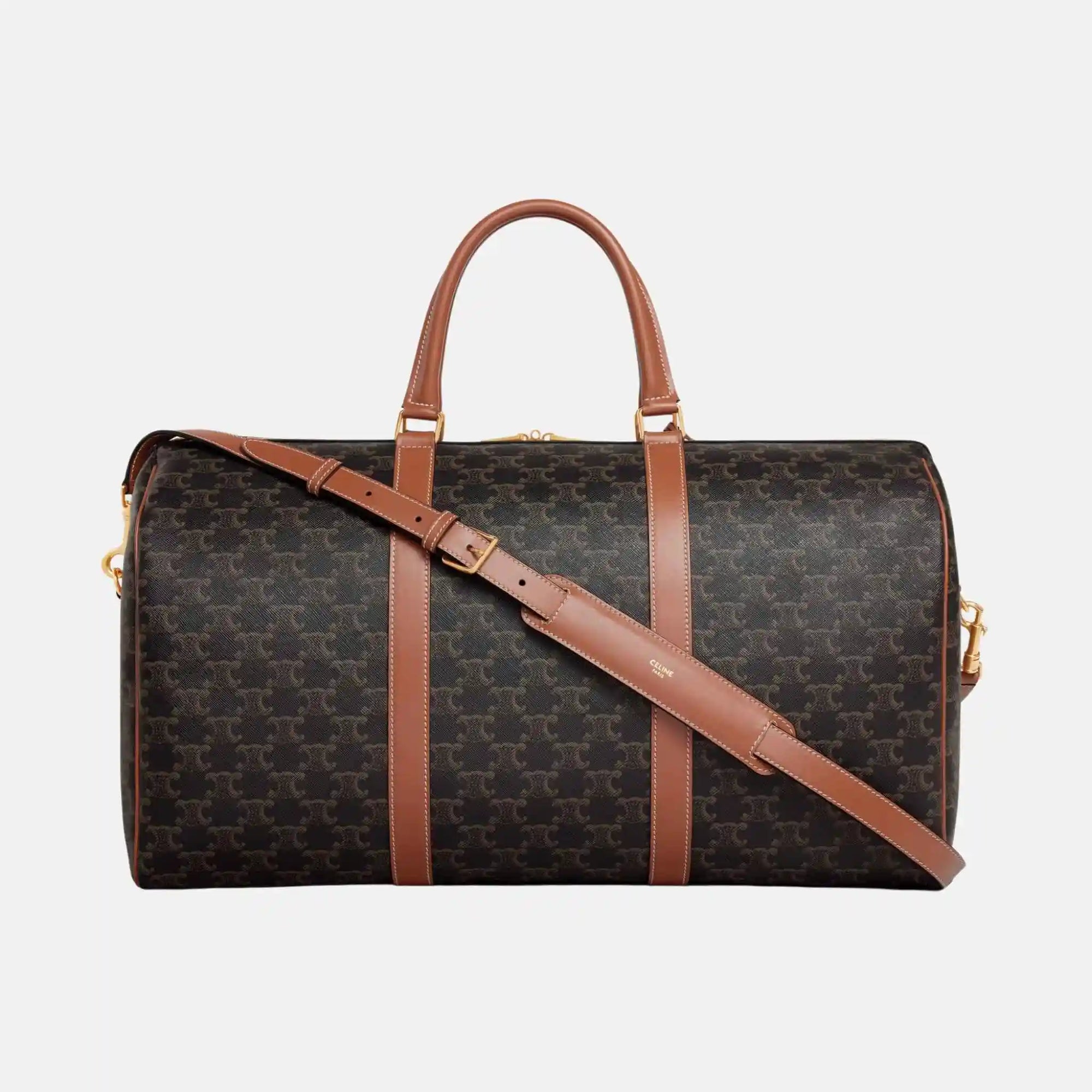 Large Travel Bag In Triomphe Canvas And Calfskin Celine оригінал – Купити в Україні – детальний вид
