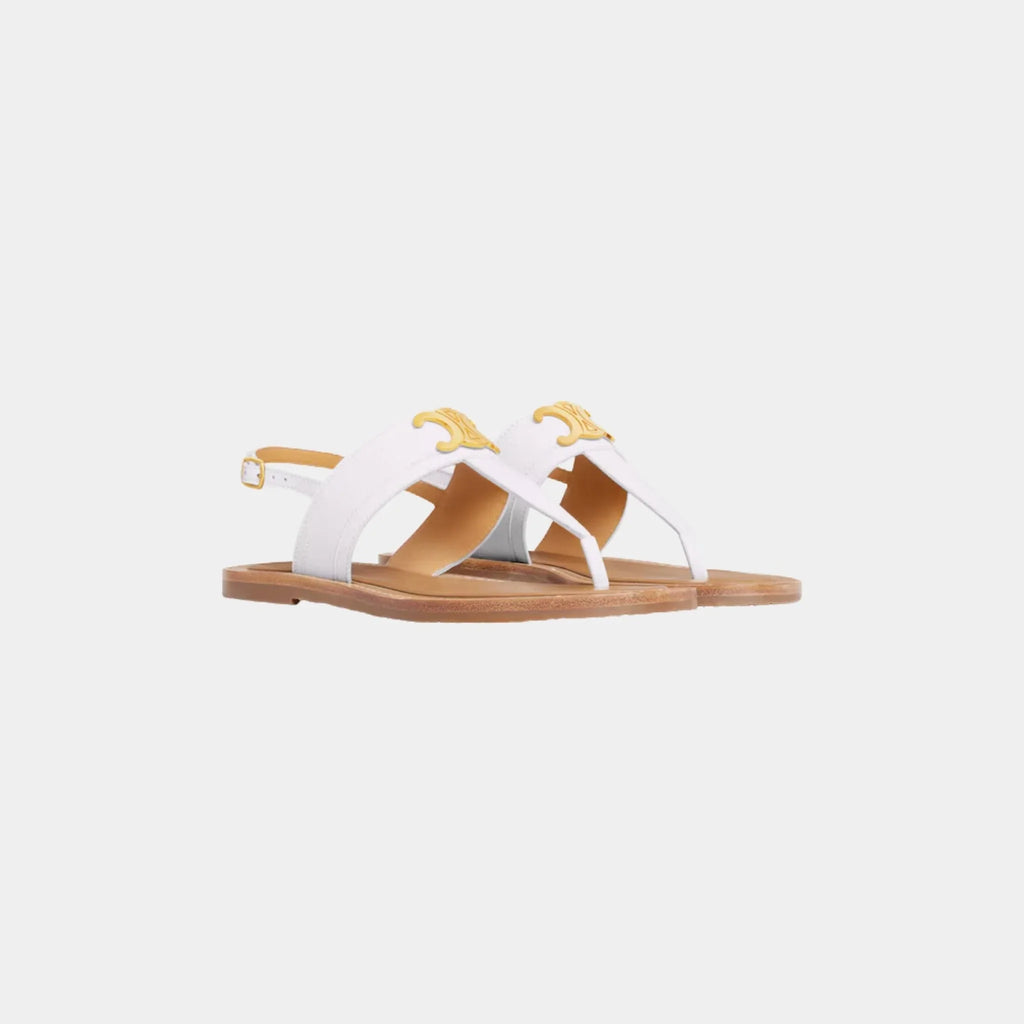 Lympia Triomphe Thong In Calfskin Celine – Гарантія оригінальності – вид ззаду
