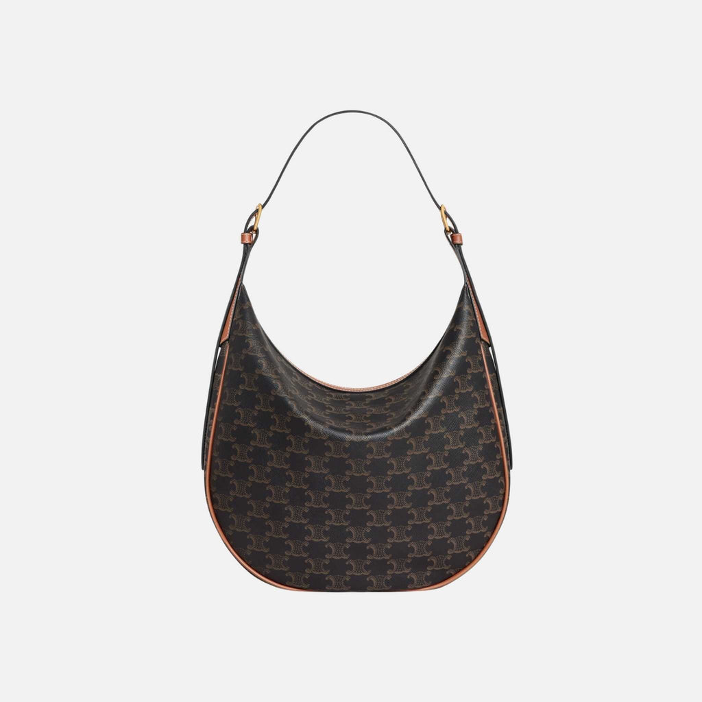 Medium Heloise Bag In Triomphe Canvas And Calfskin Celine оригінал – Купити в Україні – боковий вид