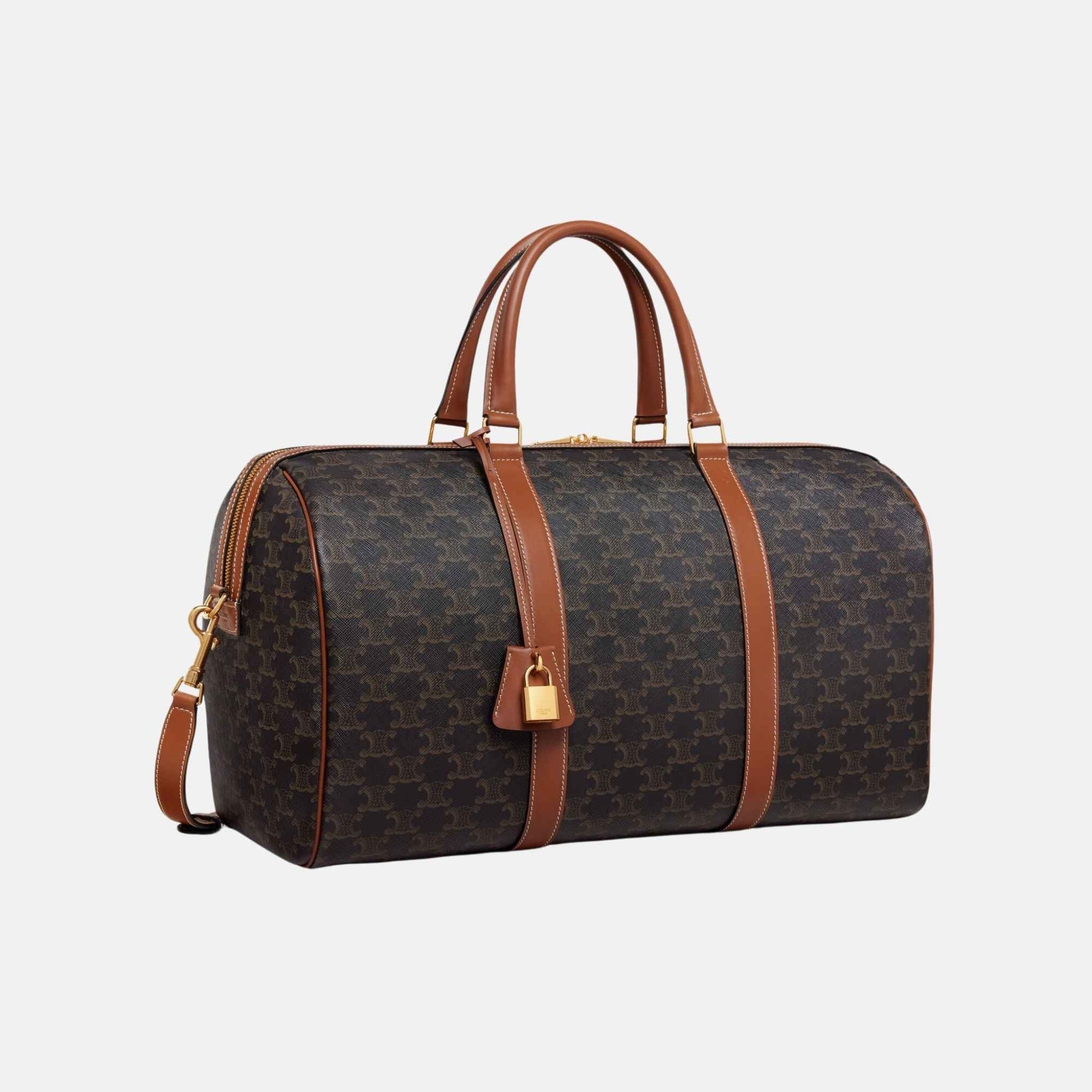 Оригінальна Medium Travel Bag In Triomphe Canvas And Calfskin Celine – детальний вид