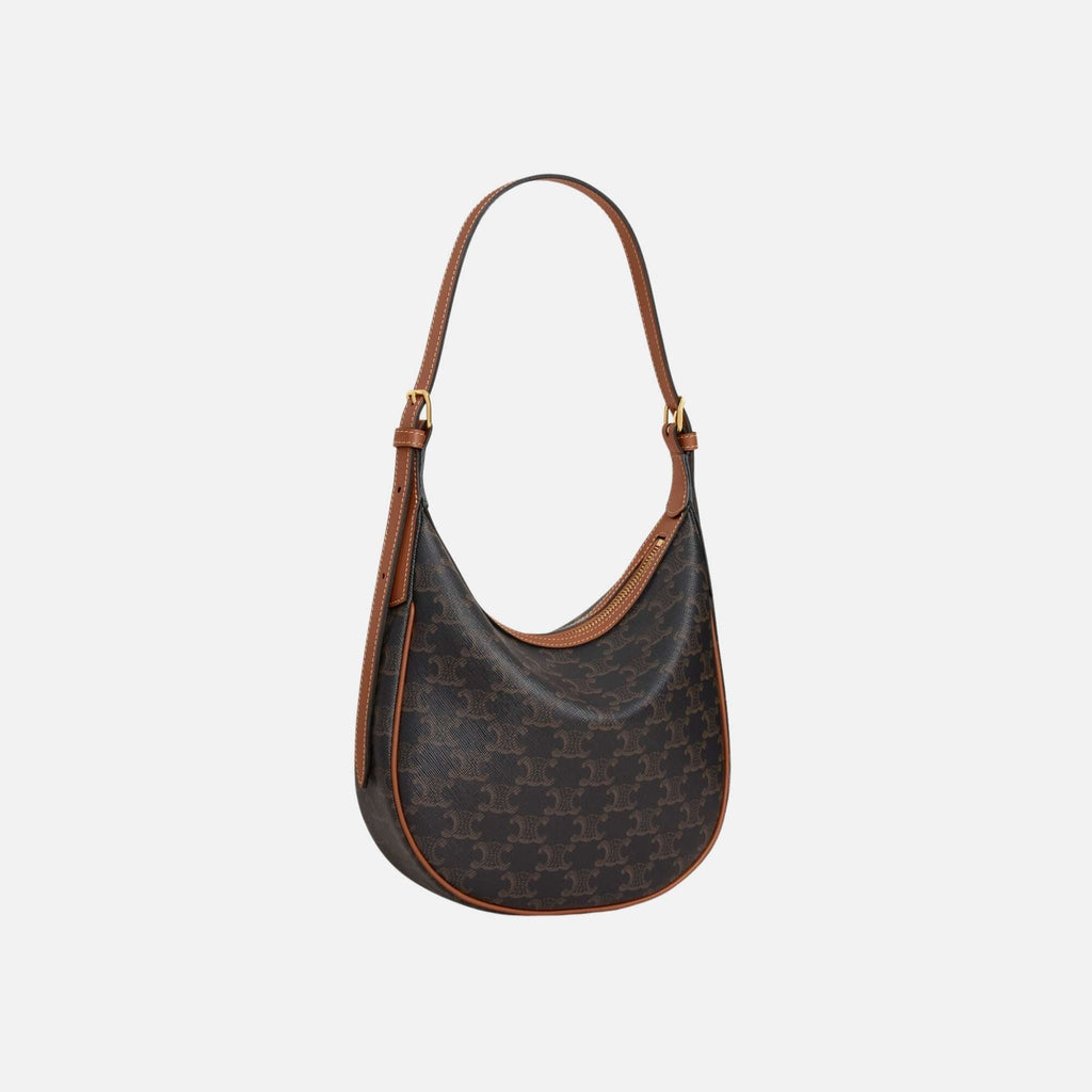 Small Heloise Bag In Triomphe Canvas And Calfskin Celine оригінал – Купити в Україні – вид ззаду