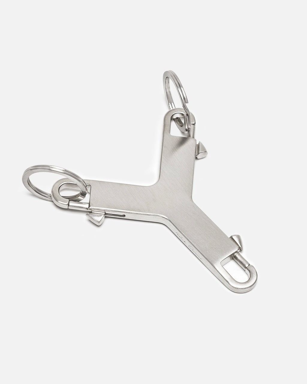 Cerberus Keyring In Silver Rick owens – Гарантія оригінальності – збільшений вид
