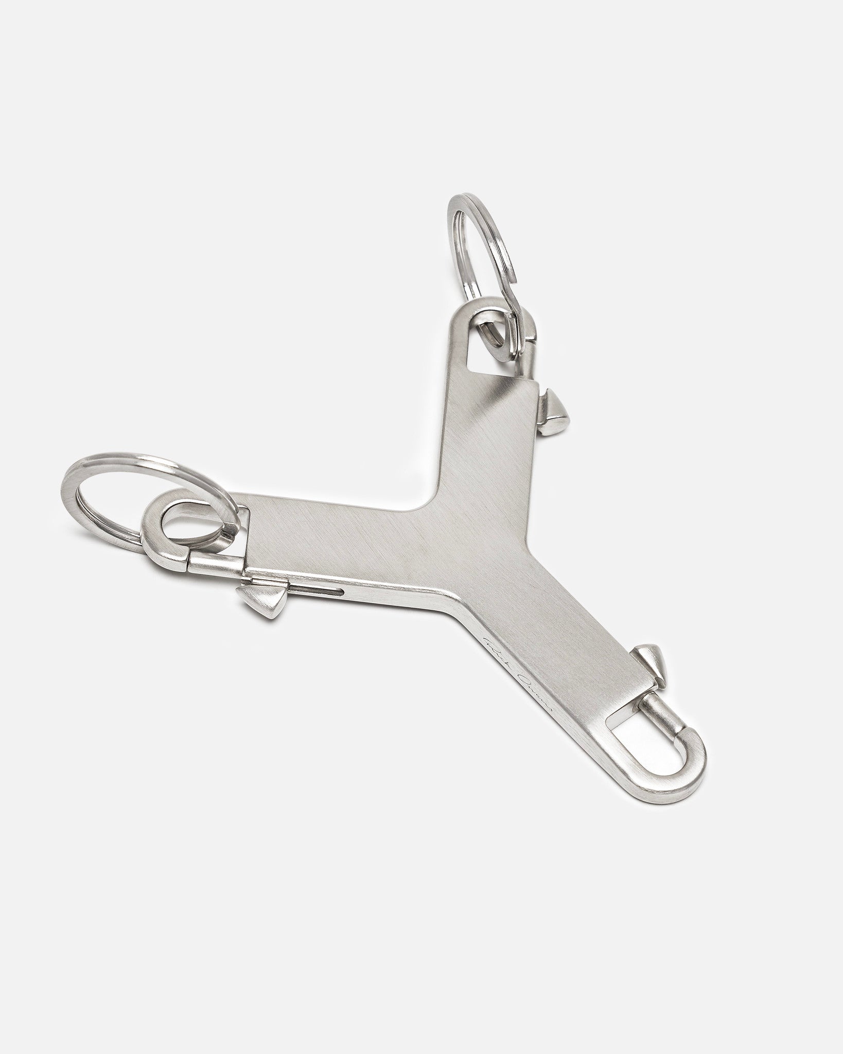 Cerberus Keyring In Silver Rick owens – Гарантія оригінальності – збільшений вид - RICK OWENS
