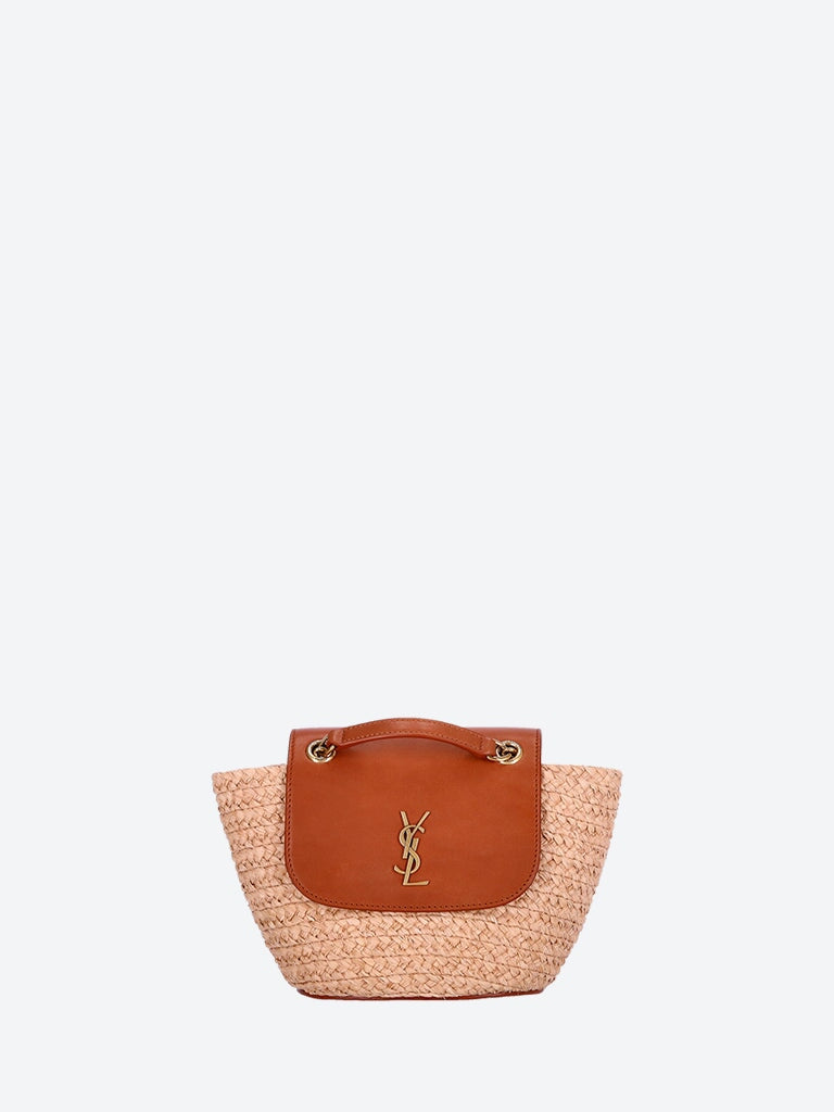 Ysl Raffia Basket Bag Saint laurent оригінал – Купити в Україні – боковий вид