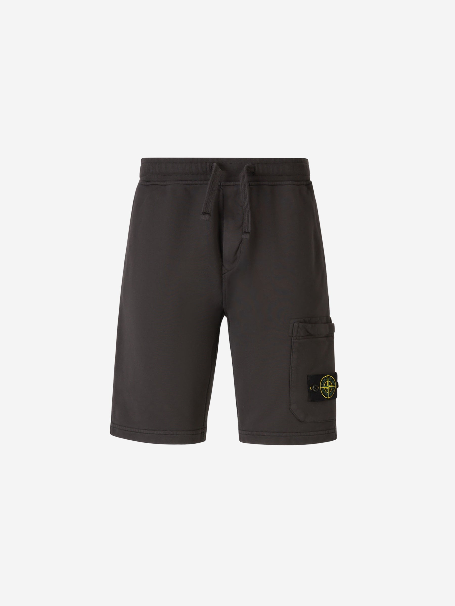 Cotton Cargo Bermuda Shorts Stone island – Гарантія оригінальності – боковий вид