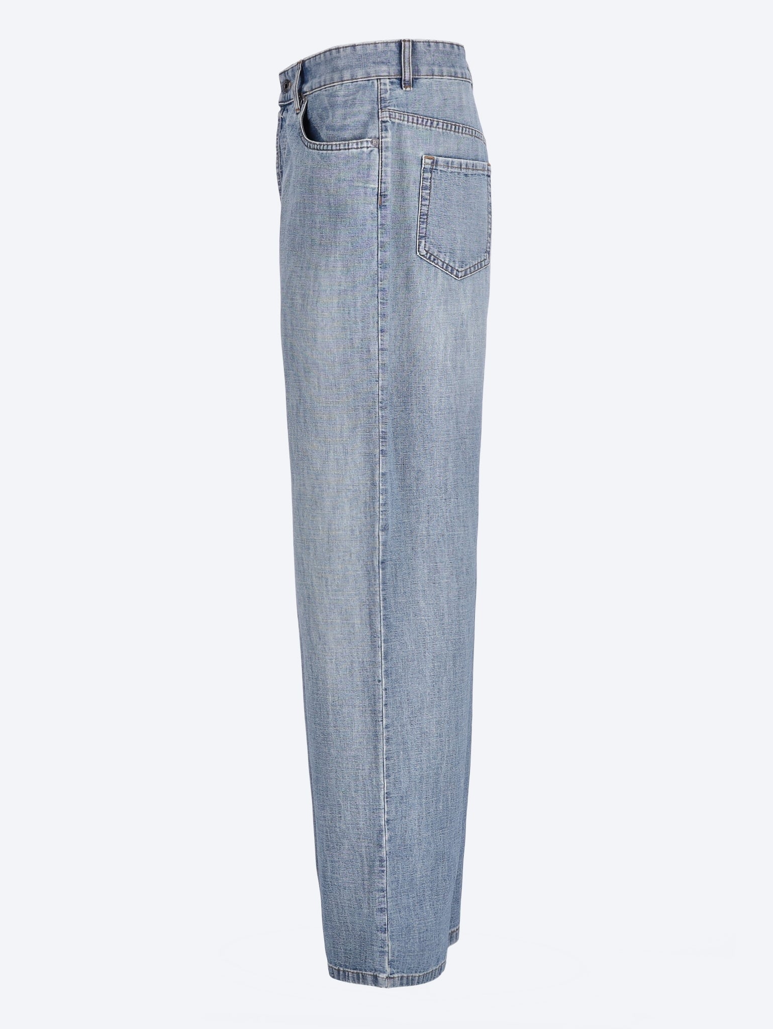 Chambray Pants Miu miu – Гарантія оригінальності – вид ззаду