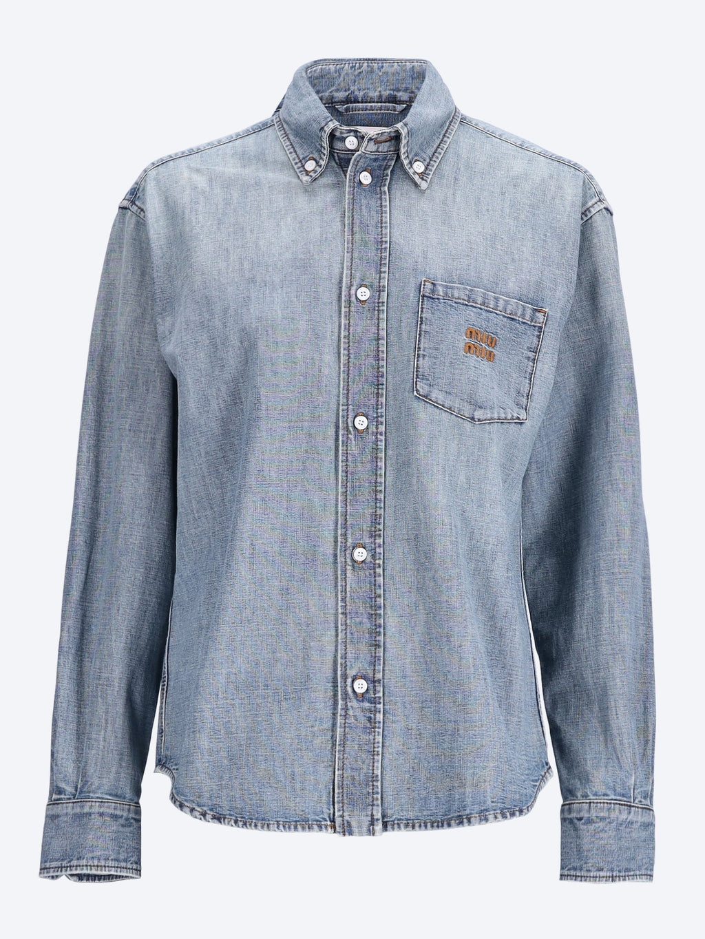 Chambray Shirt Miu miu оригінал – Купити в Україні – боковий вид