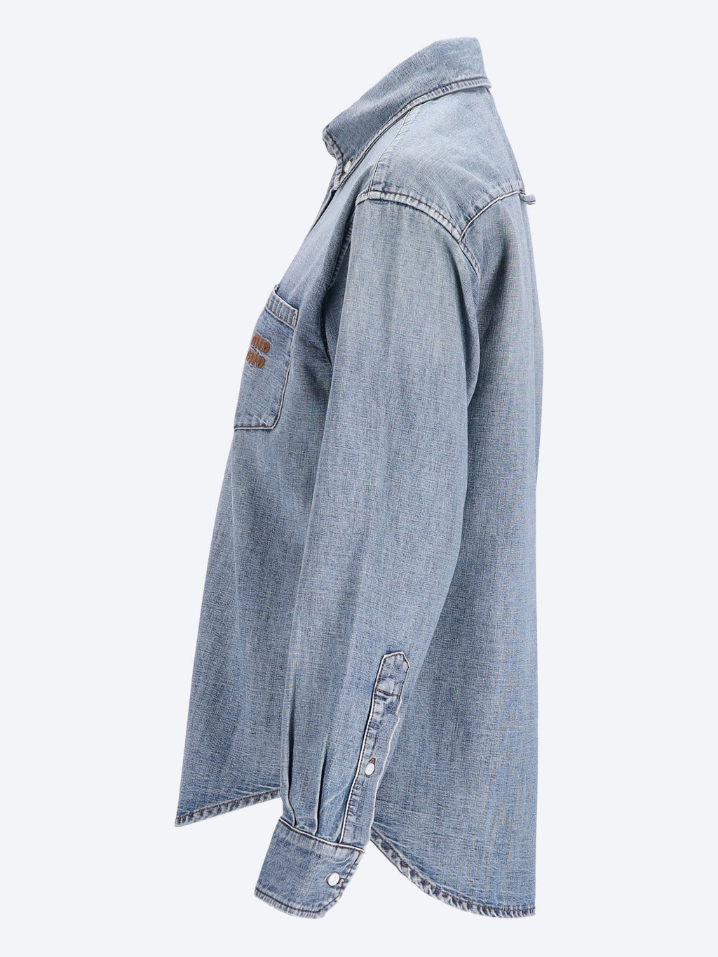 Chambray Shirt Miu miu оригінал – Купити в Україні – вид ззаду