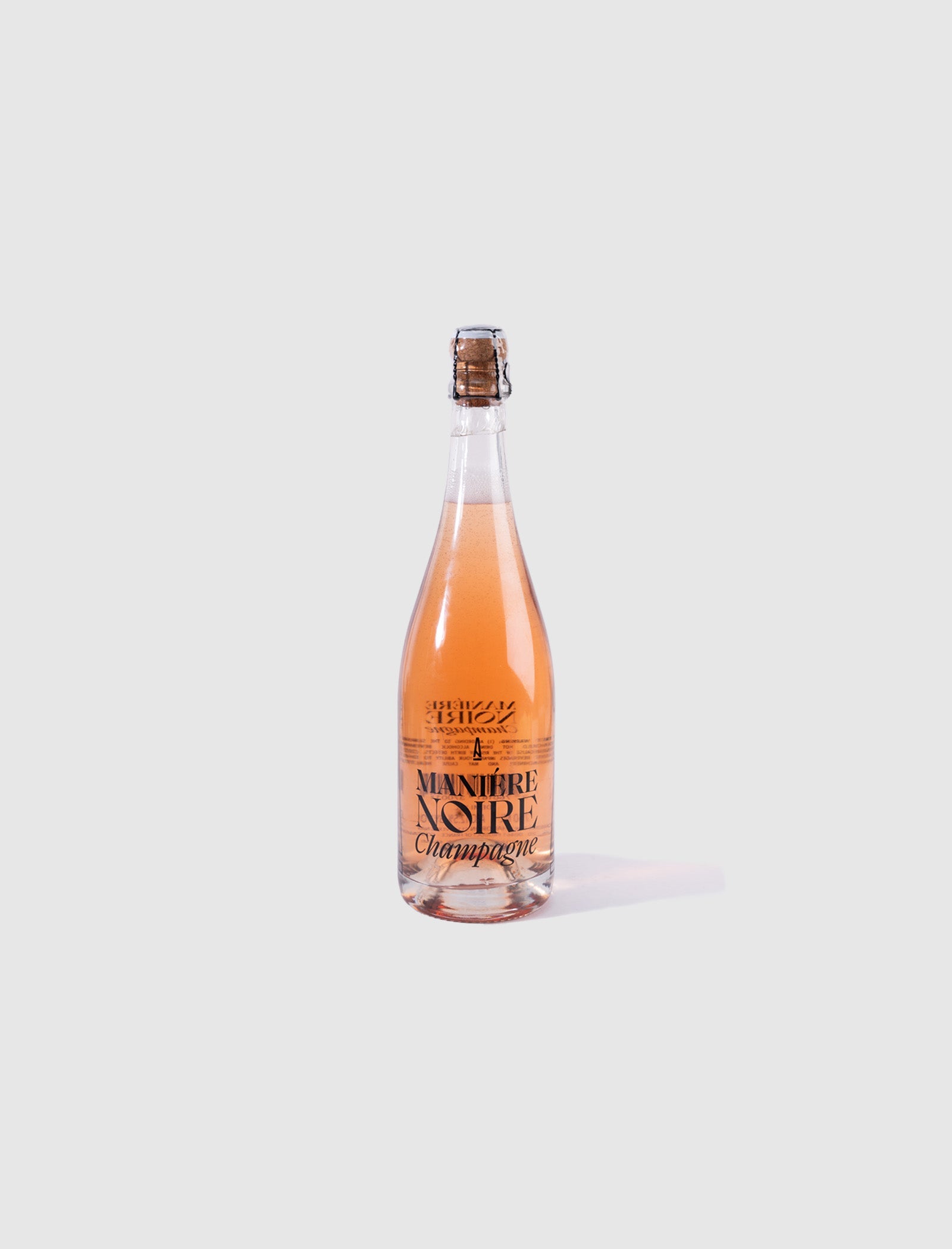 Оригінальна Maniére Noire Rosé Champagne A ma maniere – боковий вид