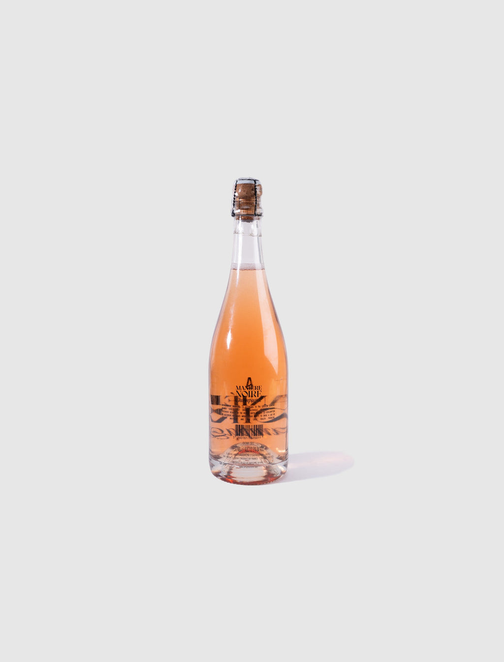 Оригінальна Maniére Noire Rosé Champagne A ma maniere – вид ззаду