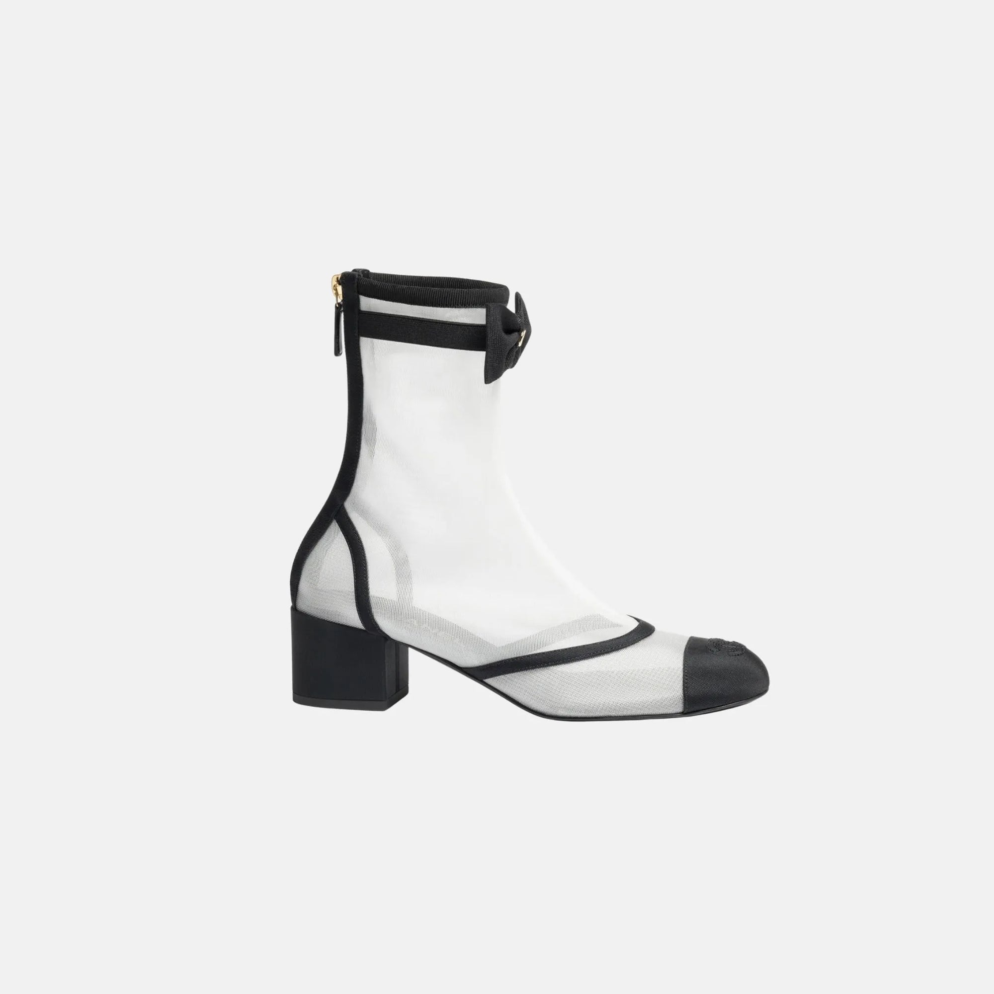 Оригінальна Ankle Boots In Mesh And Grosgrain Chanel – збільшений вид
