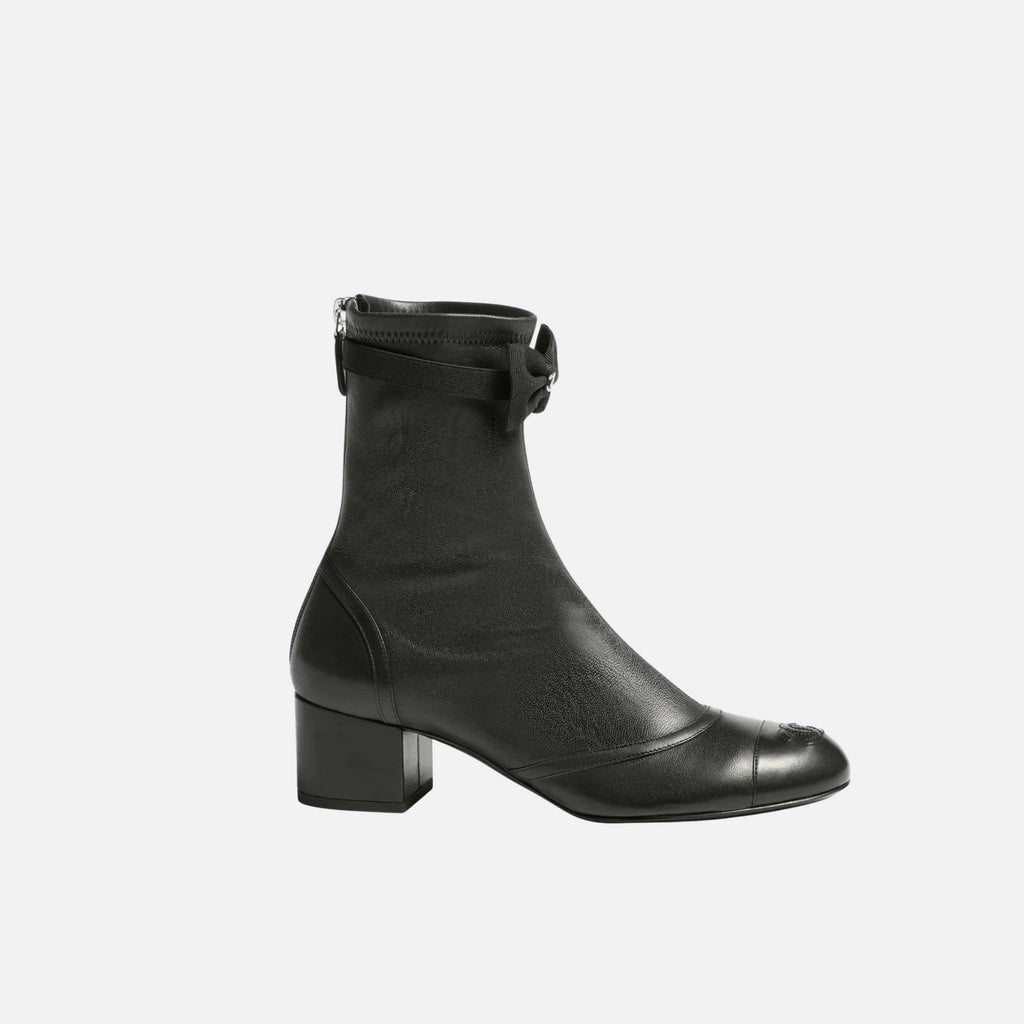 Ankle Boots In Stretch Lambskin Chanel оригінал – Купити в Україні – боковий вид