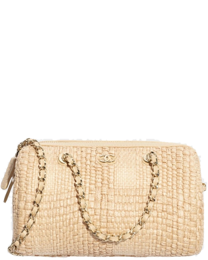 Classic Clutch With Chain Braided Raffia & Gold Tone Metal Chanel – Гарантія оригінальності