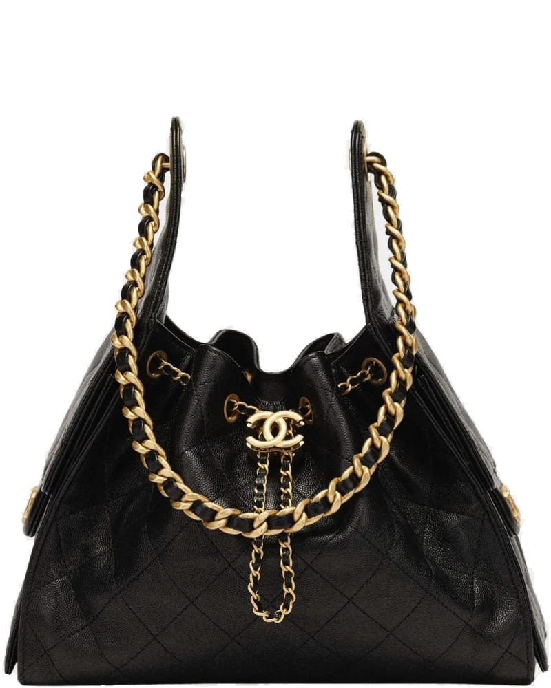 25 Small Handbag Gained Calfskin & Gold Tone Metal Chanel – Гарантія оригінальності