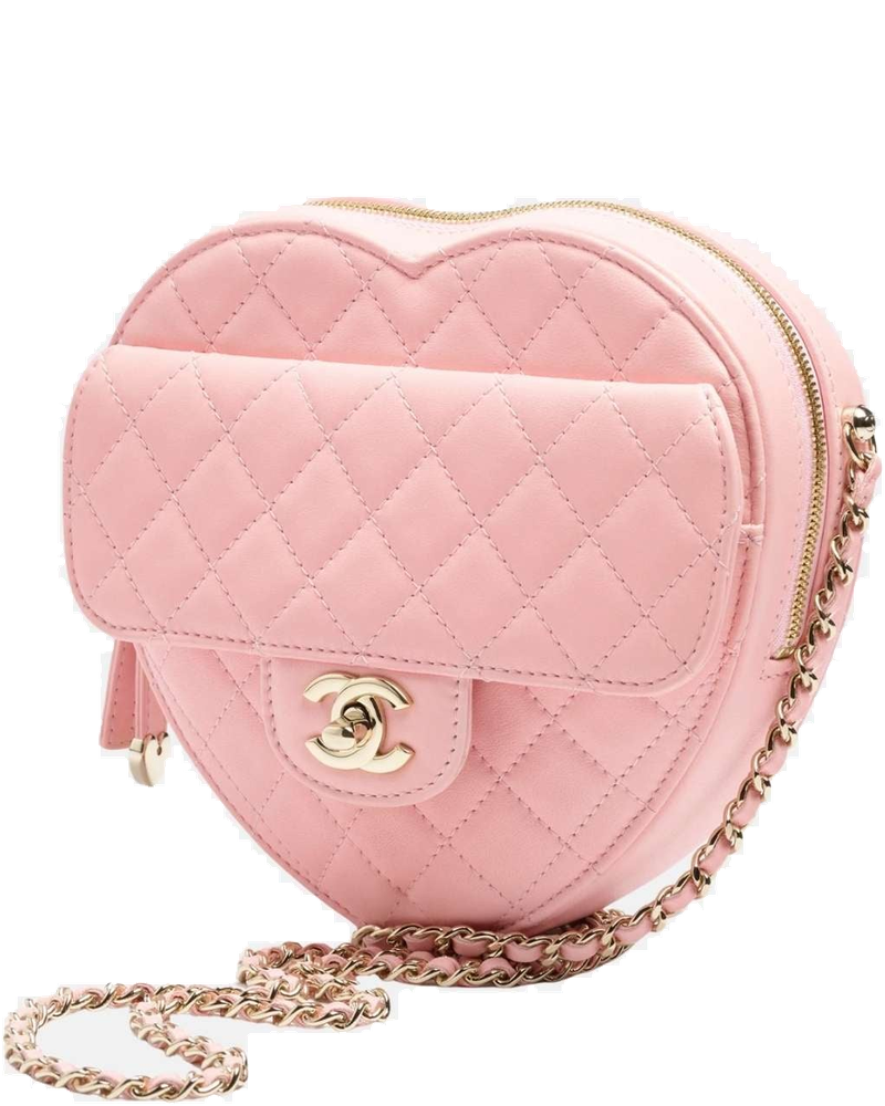 Heart Bag In Lambskin And Gold Metal Chanel – Гарантія оригінальності