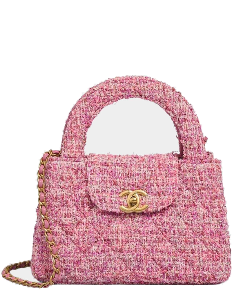 Kelly Medium Tweed Pink Chanel – Гарантія оригінальності