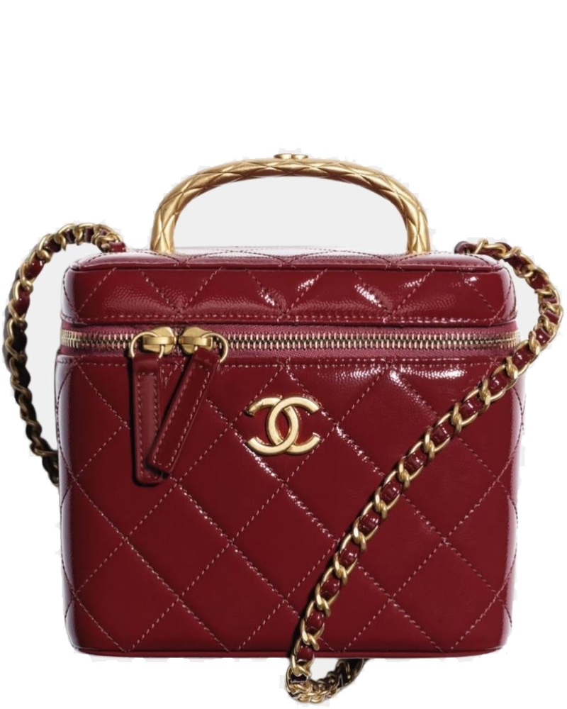Оригінальна Small Vanity Case In Grained Patent Calfskin Chanel