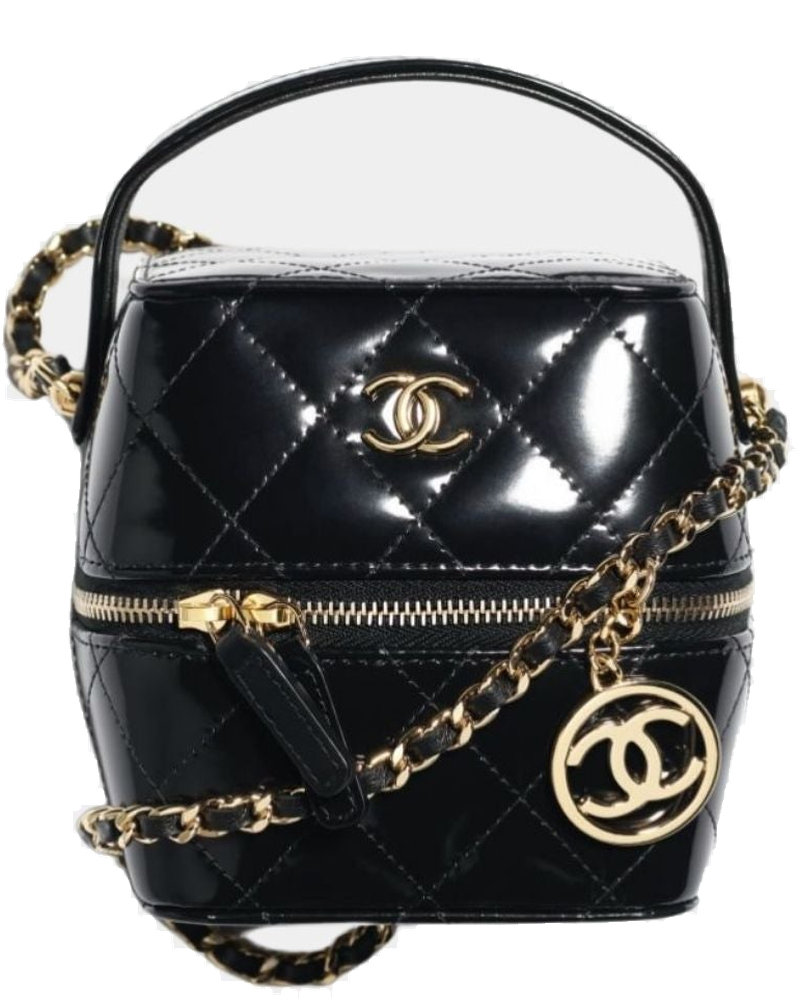 Vanity With Chain In Shiny Calfskin Chanel – Гарантія оригінальності