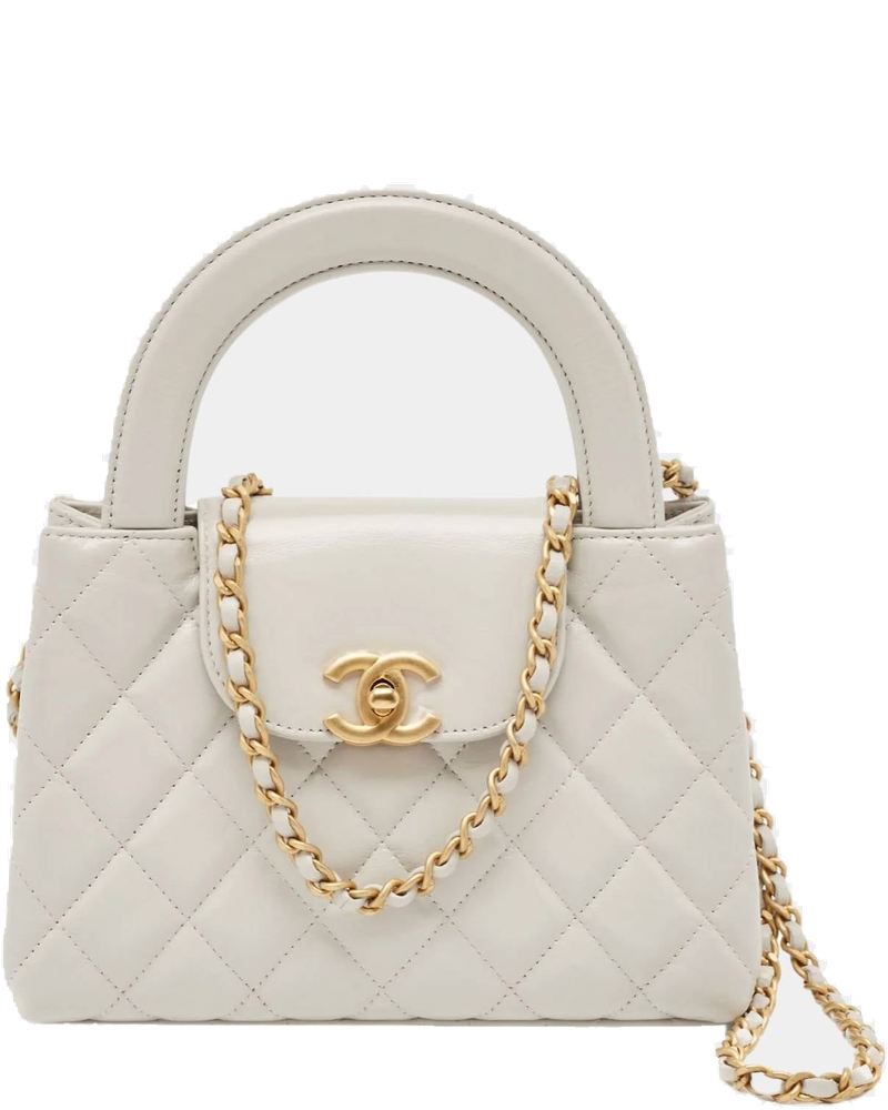 Оригінальна Small Cabas White Calfskin Chanel