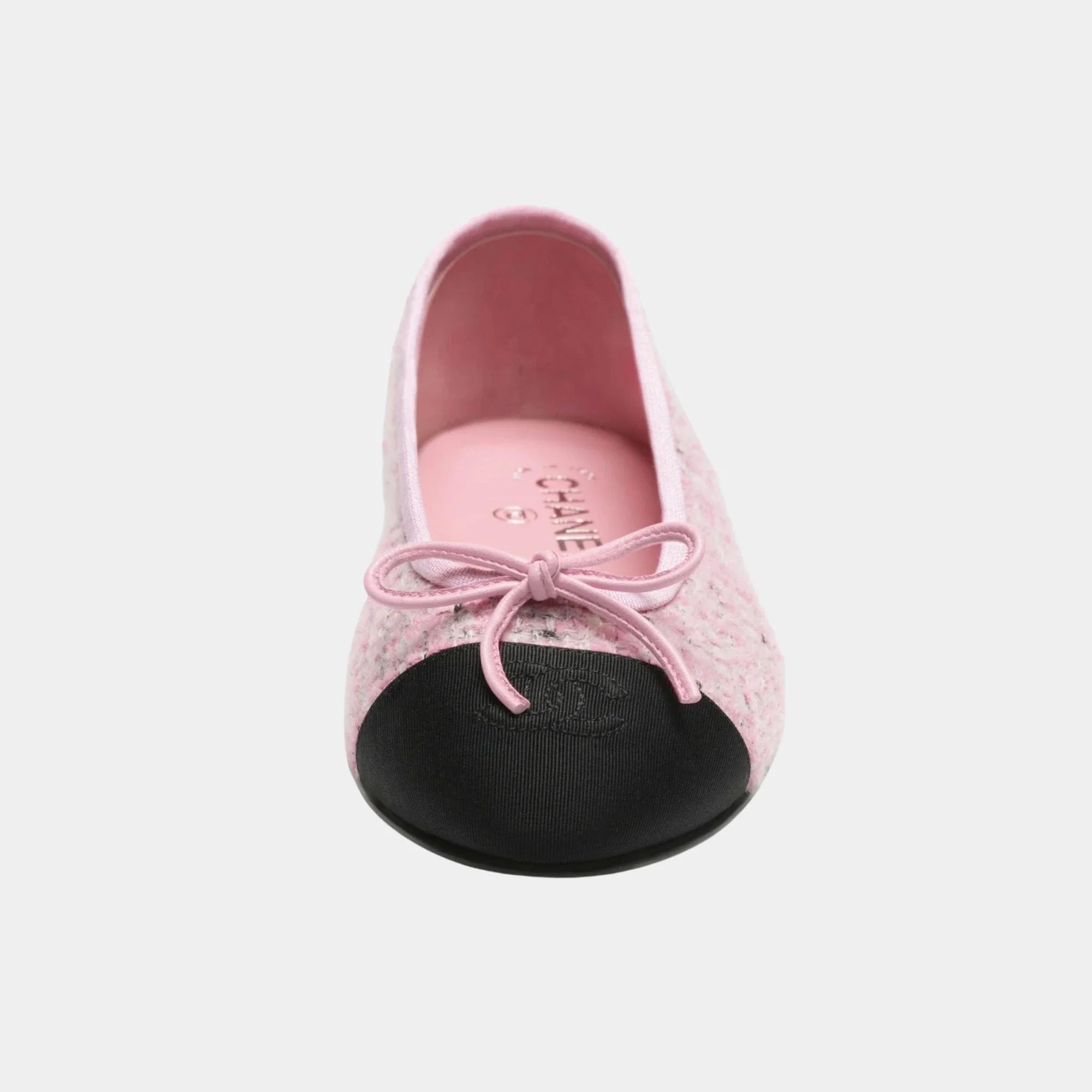 Ballerinas In Tweed & Grosgrain Chanel – Гарантія оригінальності – вид ззаду