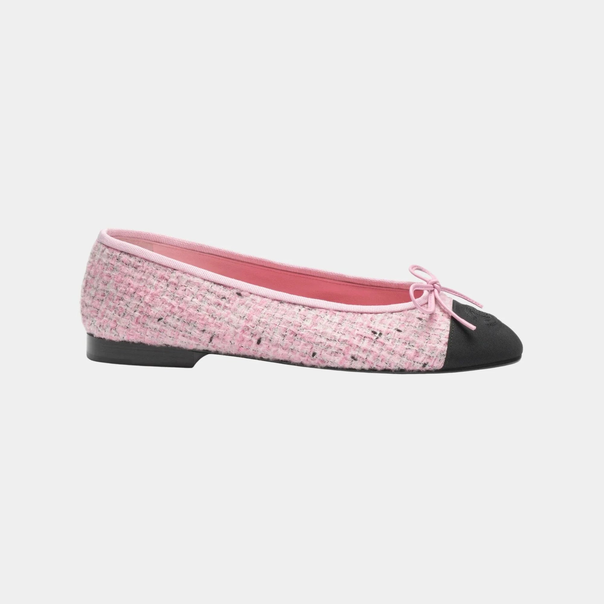Ballerinas In Tweed & Grosgrain Chanel – Гарантія оригінальності – боковий вид