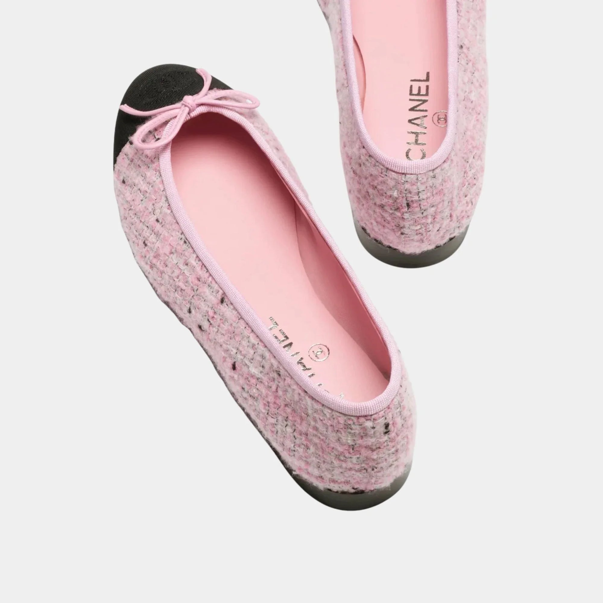Ballerinas In Tweed & Grosgrain Chanel – Гарантія оригінальності – детальний вид