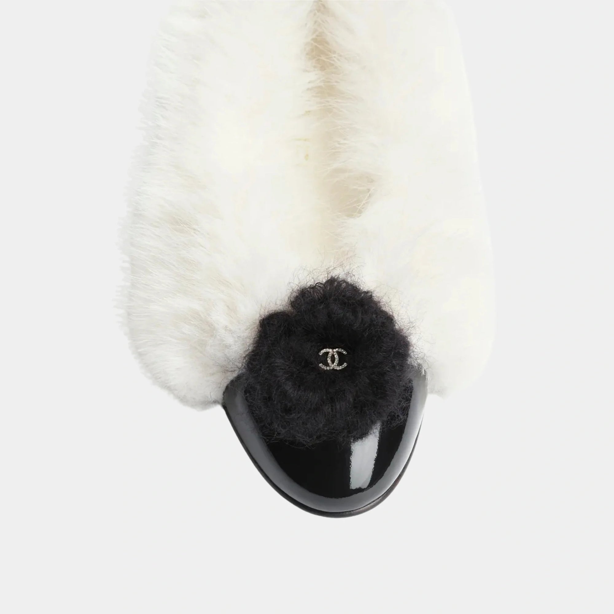 Оригінальна Ballet Flats In Mixed Fibers & Patent Calfskin Chanel – детальний вид