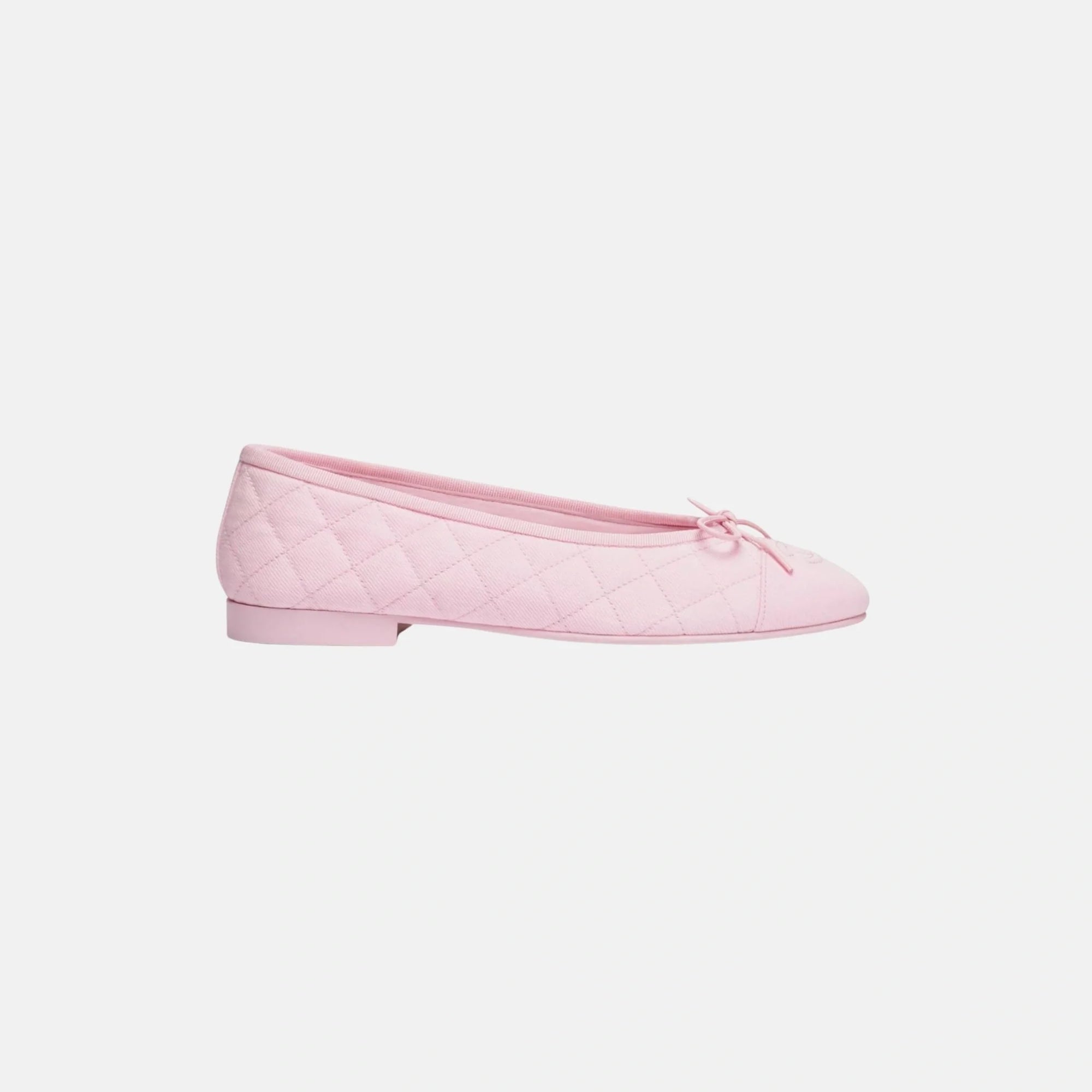 Ballet Flats In Tweed And Fabric Denim Chanel – Гарантія оригінальності – збільшений вид