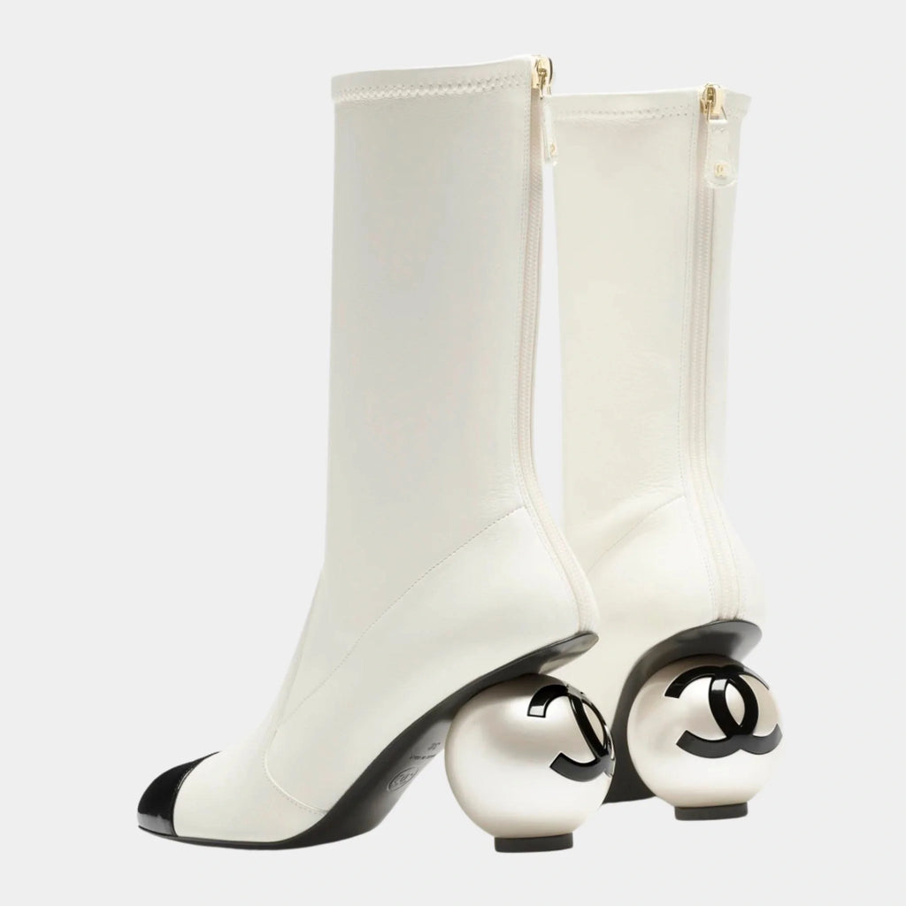 Boots Stretch Lambskin & Patent Calfskin Chanel оригінал – Купити в Україні – збільшений вид