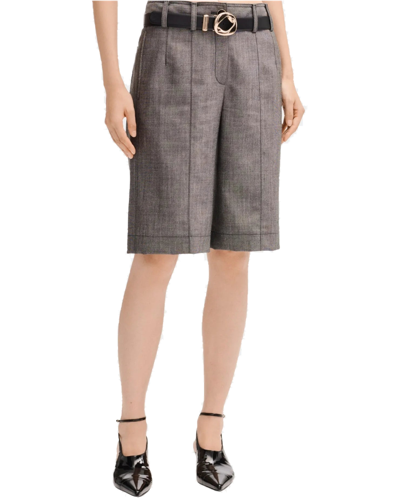 Оригінальна Bermuda Shorts In Grey Wool Canvas Chanel
