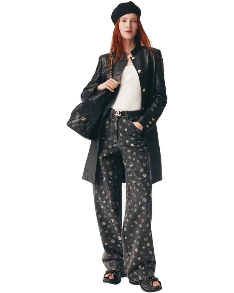 Оригінальна Jeans In Laminated Denim Chanel