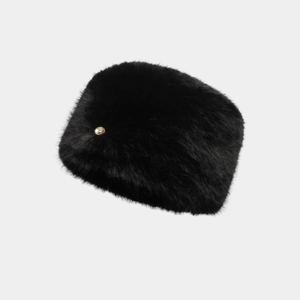 Chapka Black Mixed Fibers Chanel – Гарантія оригінальності – боковий вид