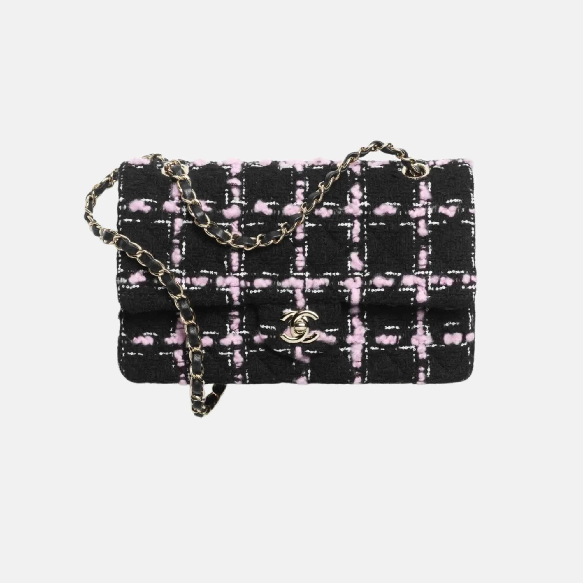 Classic 11.12 Bag In Wool Tweed And Gold Metal Chanel оригінал – Купити в Україні – боковий вид