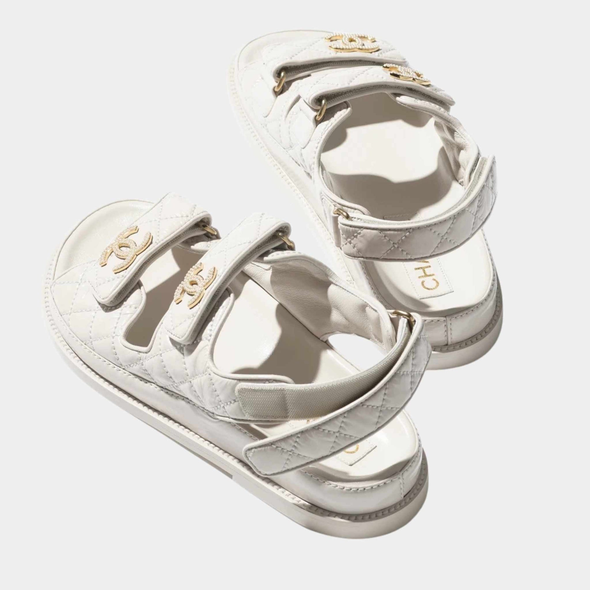Dad Shoes In Shiny Lambskin Chanel – Гарантія оригінальності – детальний вид
