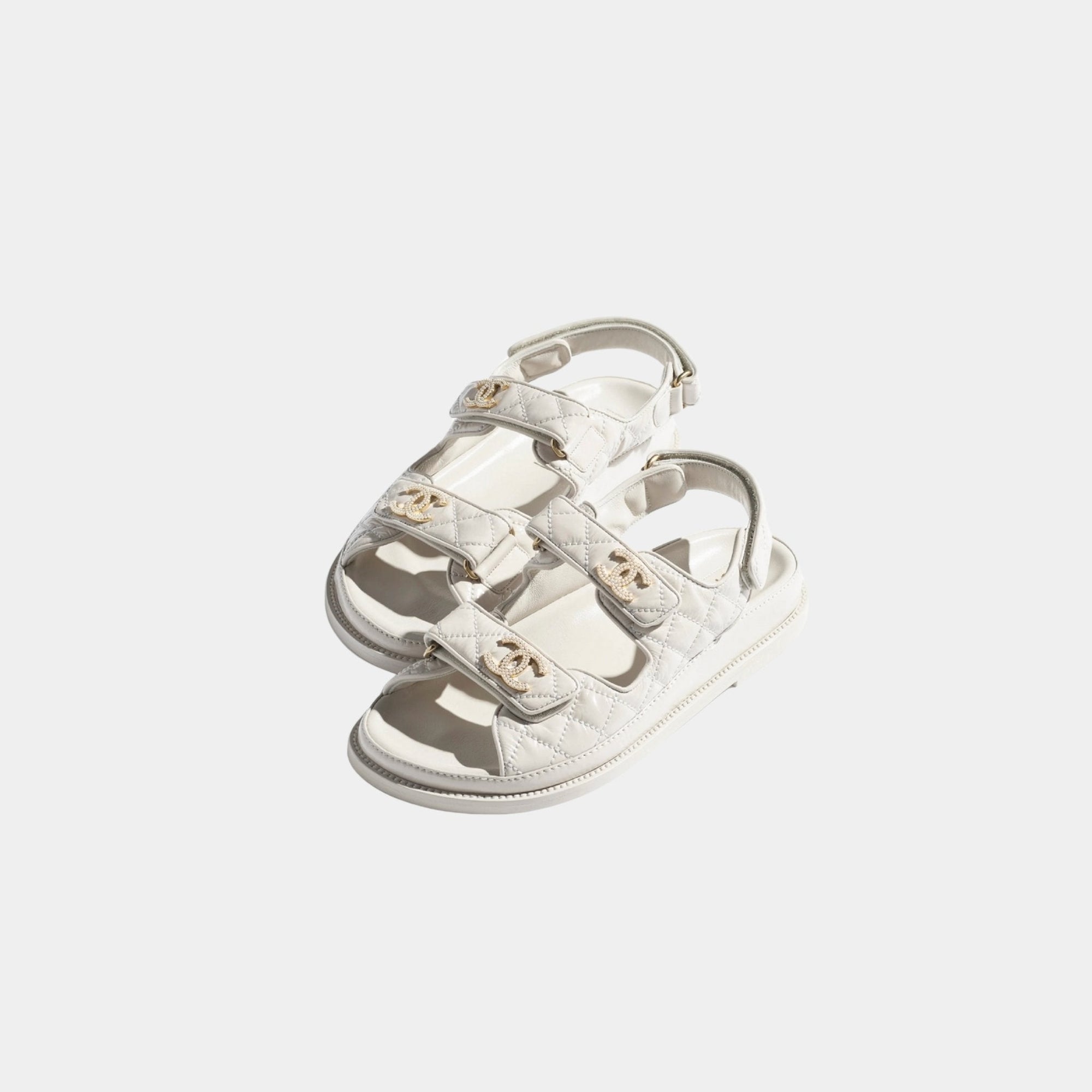 Dad Shoes In Shiny Lambskin Chanel – Гарантія оригінальності – вид ззаду