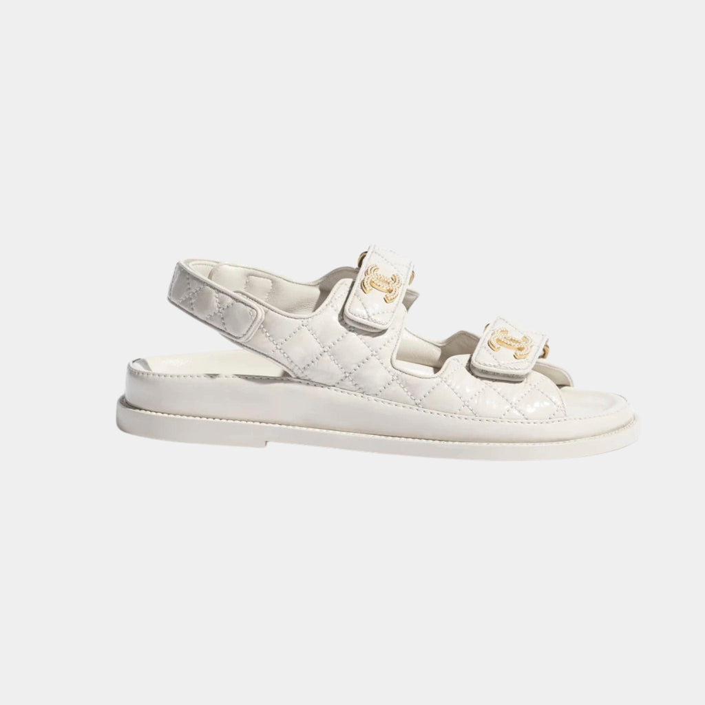 Dad Shoes In Shiny Lambskin Chanel – Гарантія оригінальності – боковий вид