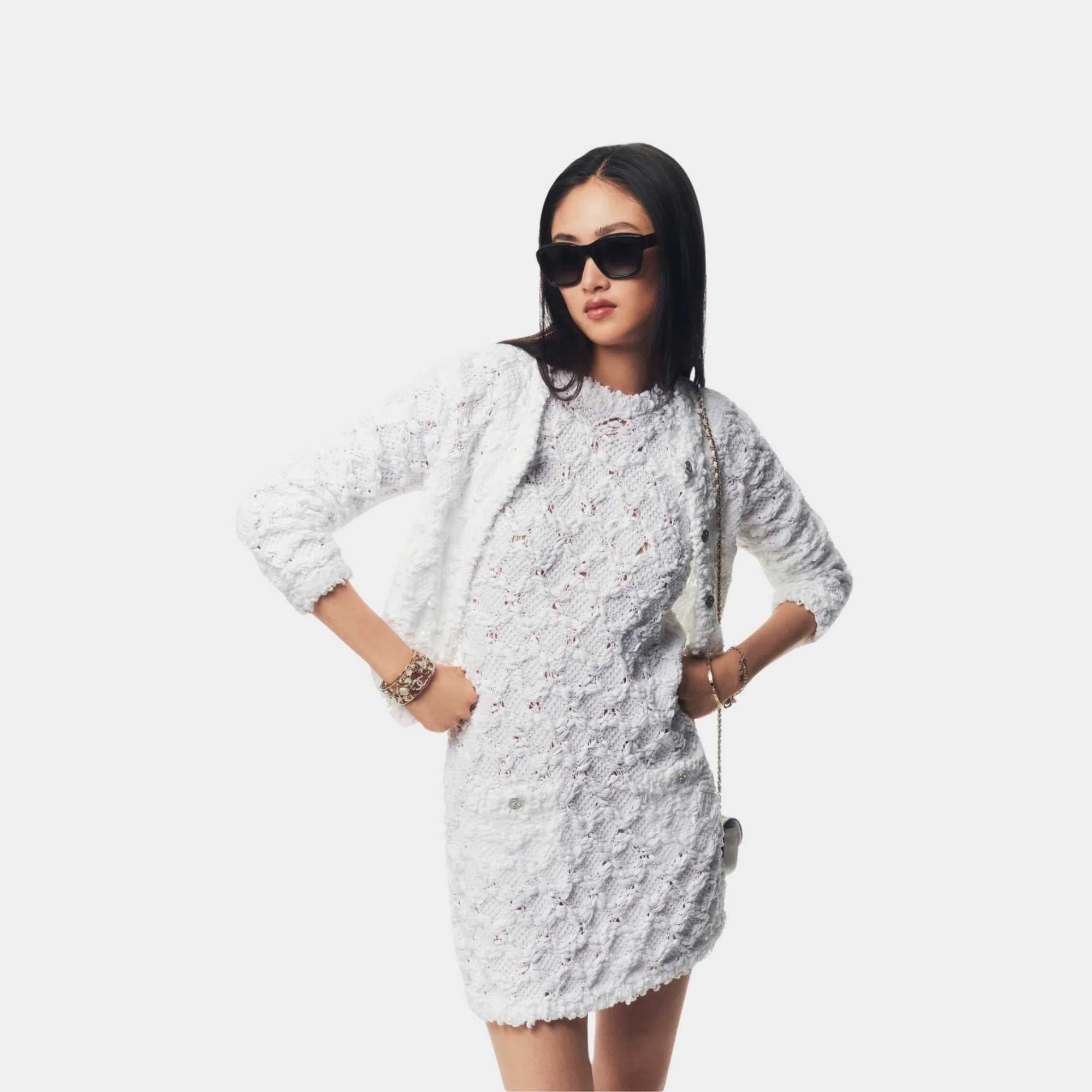 Dress Cotton White Chanel оригінал – Купити в Україні – детальний вид