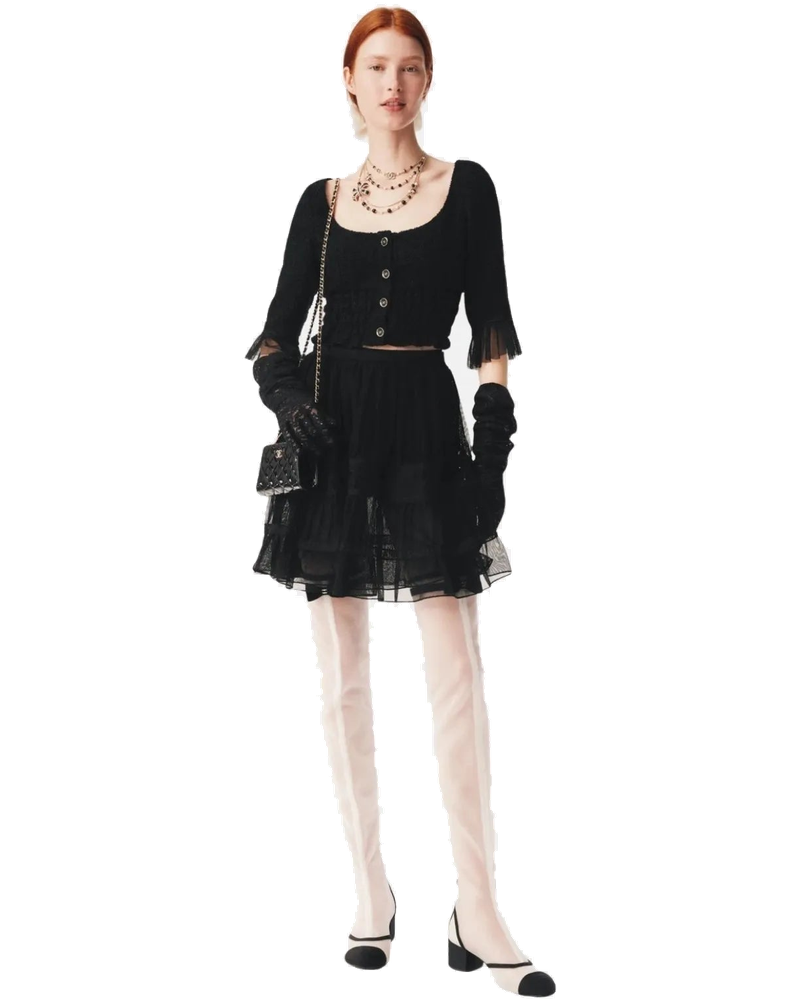 Оригінальна Skirt In Cotton Tulle Chanel
