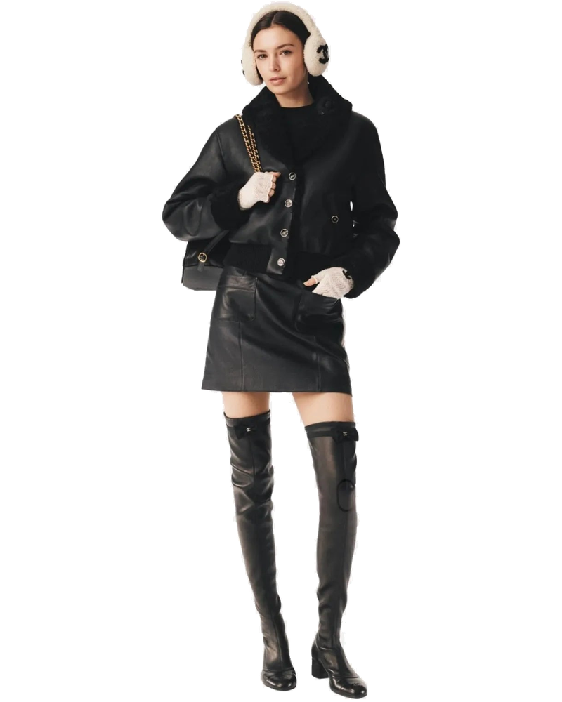 Skirt In Lambskin Chanel оригінал – Купити в Україні