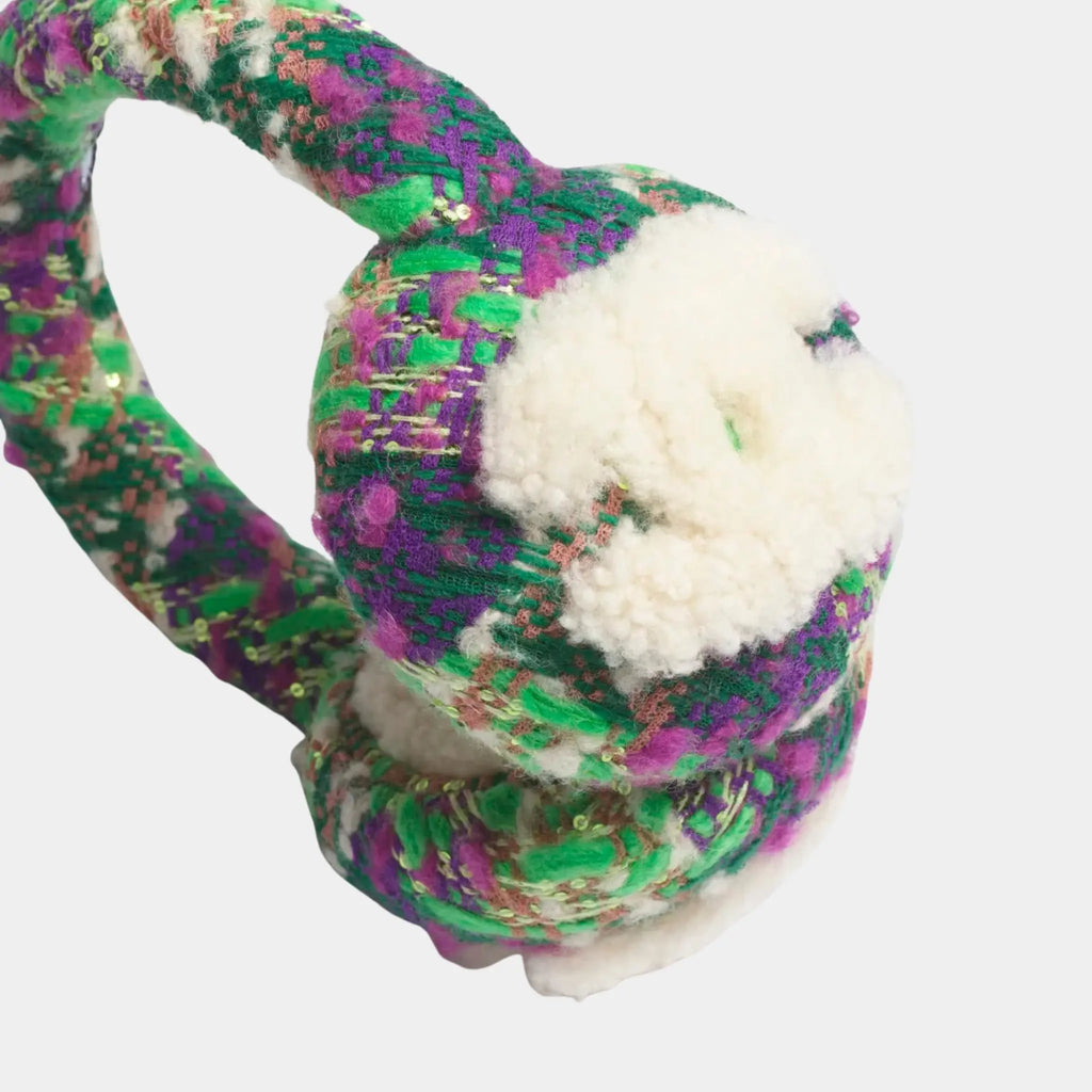 Earmuffs In Tweed & Woolly Lamb Chanel оригінал – Купити в Україні – вид ззаду