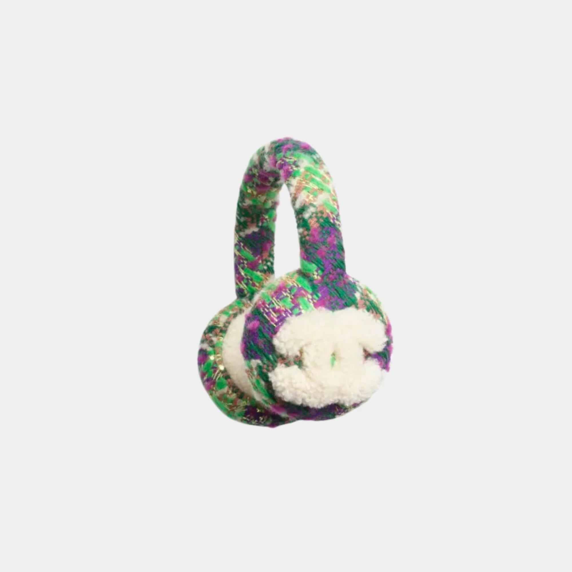 Earmuffs In Tweed & Woolly Lamb Chanel оригінал – Купити в Україні – боковий вид