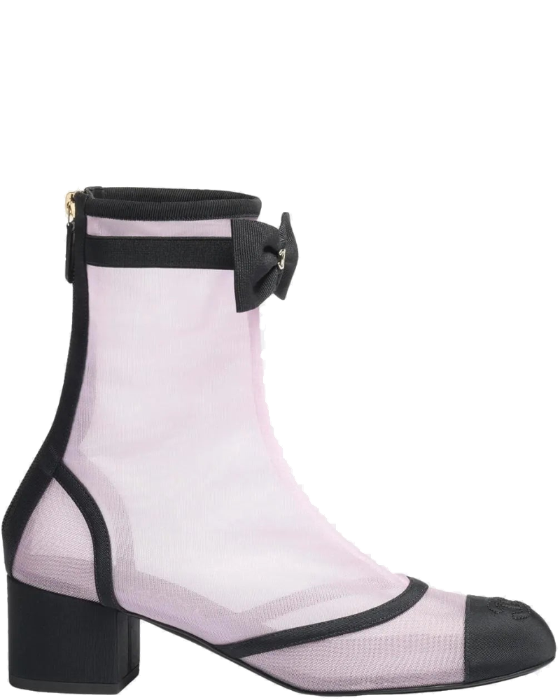 Оригінальна Ankle Boots In Mesh And Grosgrain Chanel
