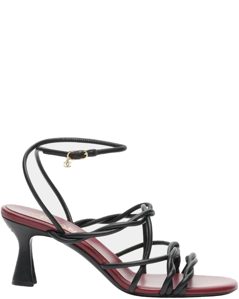 Sandals In Black Lambskin Chanel – Гарантія оригінальності