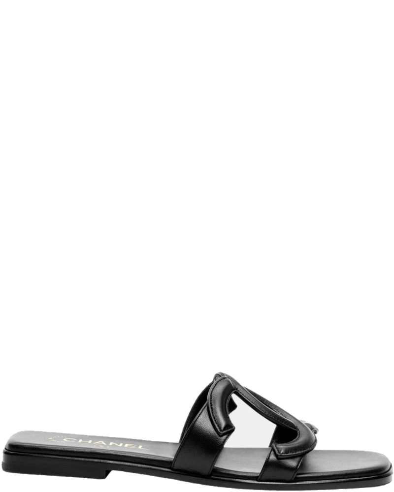 Mules In Black Lambskin Chanel – Гарантія оригінальності