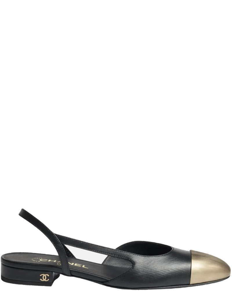 Slingbacks In Calfskin And Metal Chanel – Гарантія оригінальності