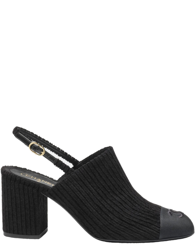 Slingbacks Corduroy & Grosgrain Chanel – Гарантія оригінальності